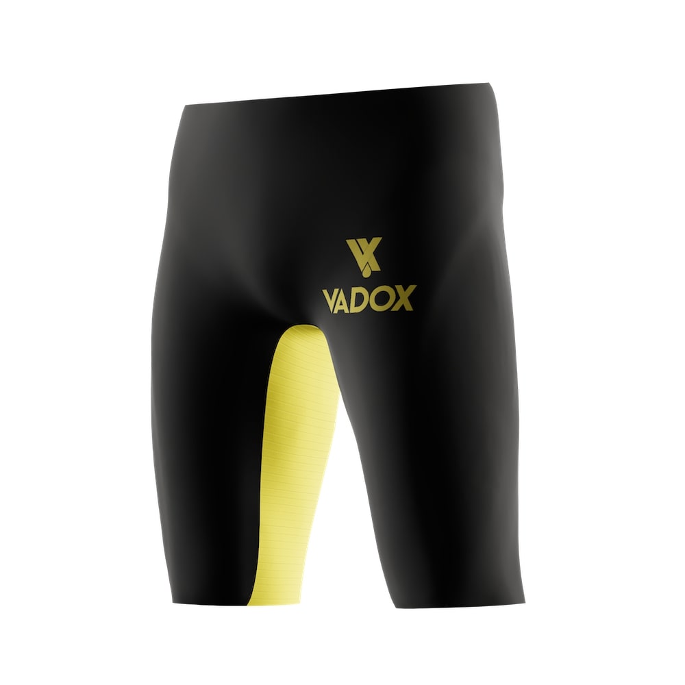 Vadox Men's Competition Swimsuit Jammer Low Black-Yellow