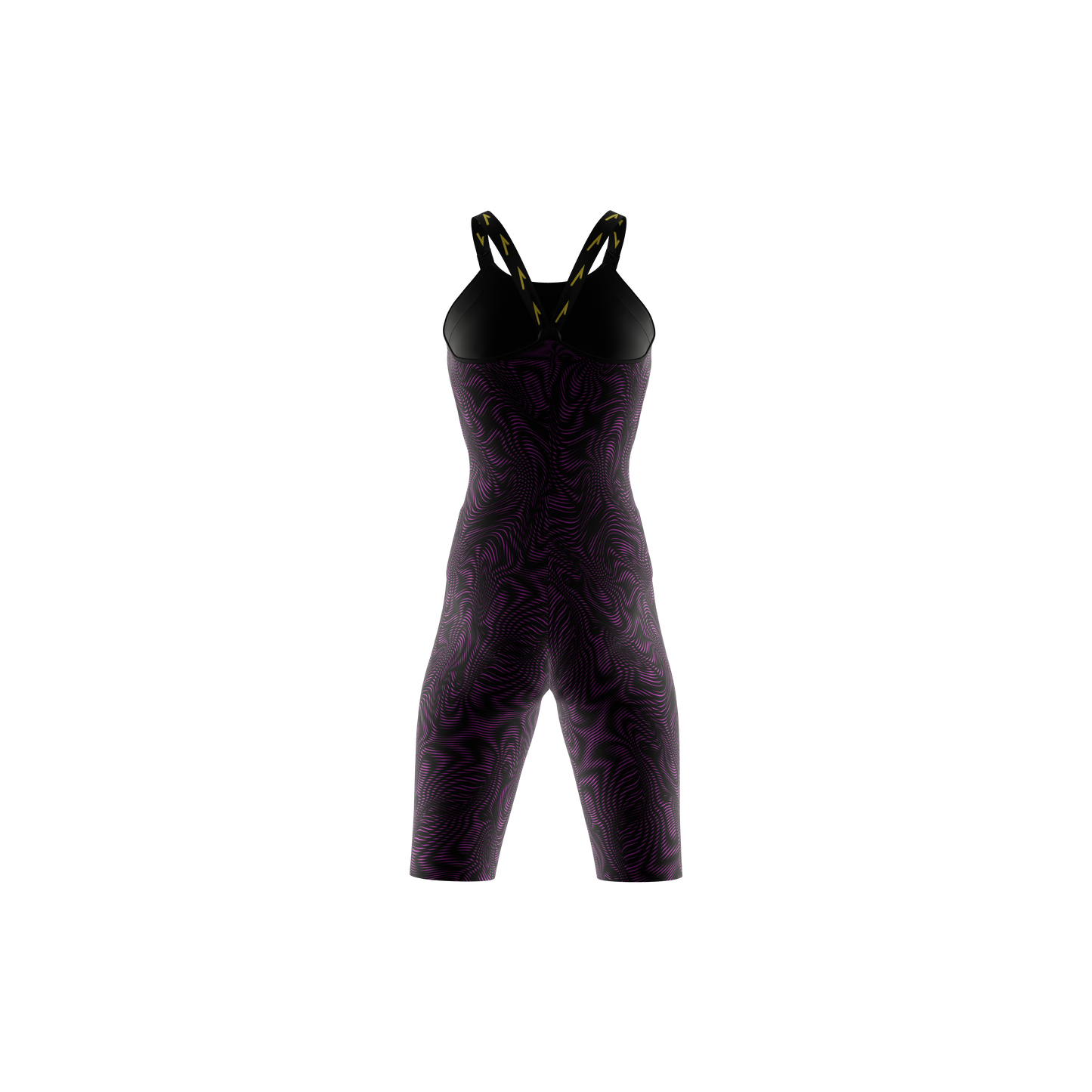 Vadox Women's Competition Swimsuit Spartan Closed Back Limited Print Viola