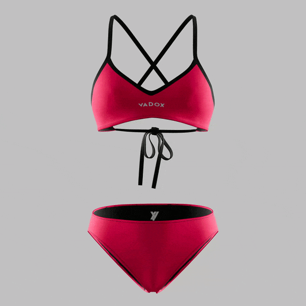 Vadox Costume Allenamento Donna Bikini Janet Red