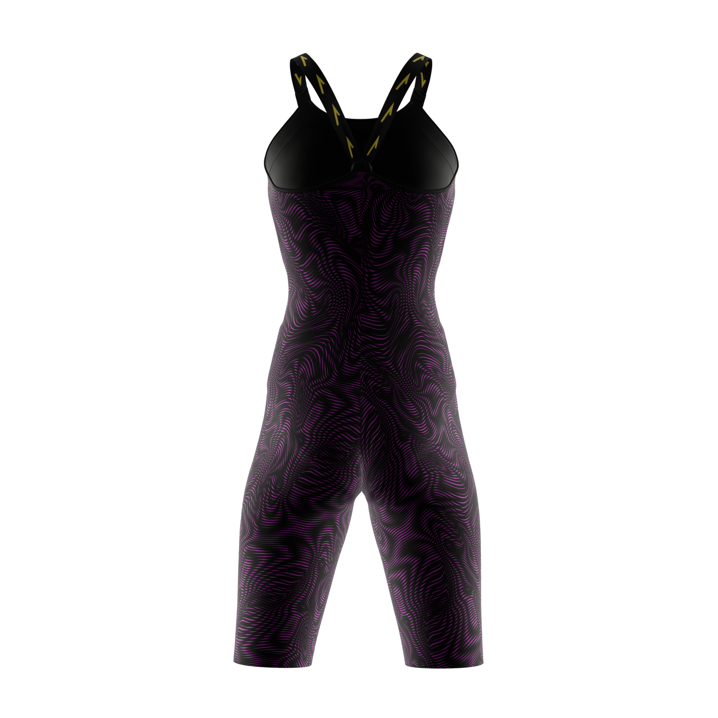 Vadox Women's Competition Swimsuit Spartan Closed Back Limited Print Viola