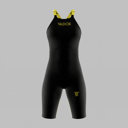 Vadox Bañador Competicion Mujer F14 Closed Back Black-Yellow