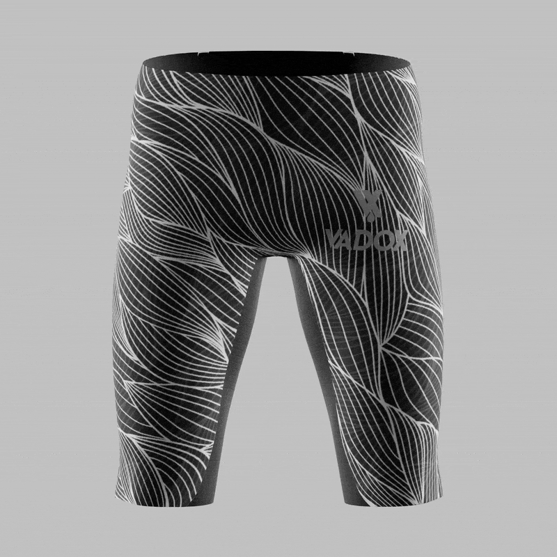 Vadox Men's Competition Swimsuit Jammer Print Black