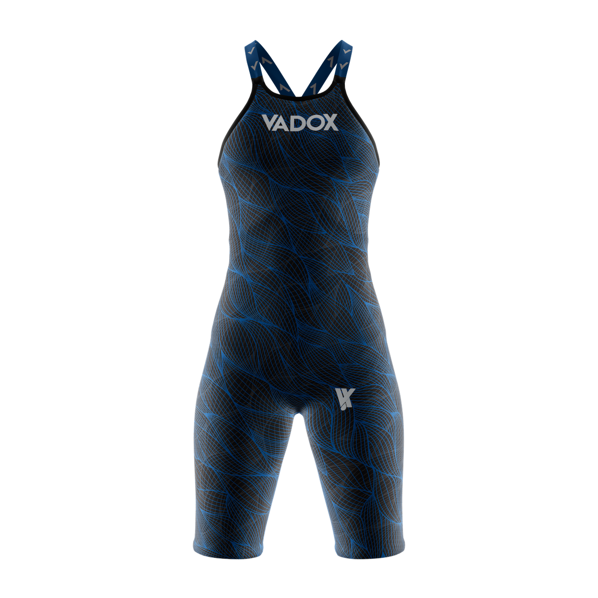 Vadox Bañador Competicion Mujer F14 Open Back Spazzio Print Blue