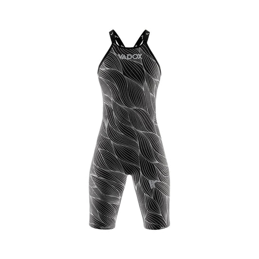 Vadox Women's Competition Swimsuit F14 Closed Back Print Black