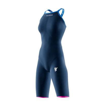 Vadox Women's Competition Swimsuit Spartan Open Back NAVY