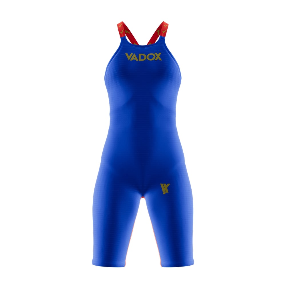Vadox Women's Competition Swimsuit F14 Open Back Royal-Red
