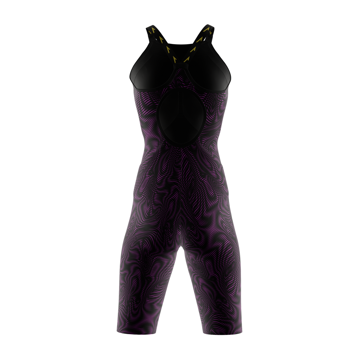 Vadox Women's Competition Swimsuit Spartan Open Back Limited Print Viola
