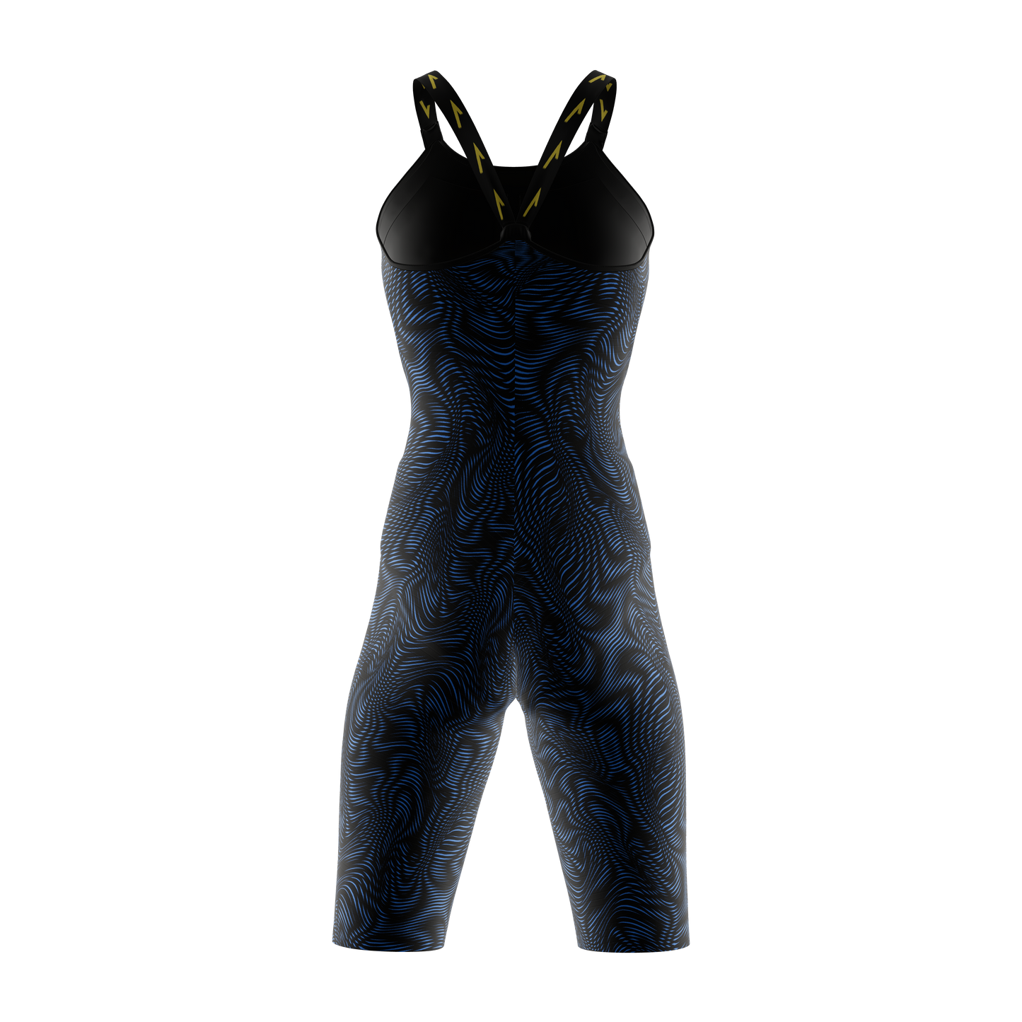 Vadox Women's Competition Swimsuit Spartan Closed Back Limited Print Blue