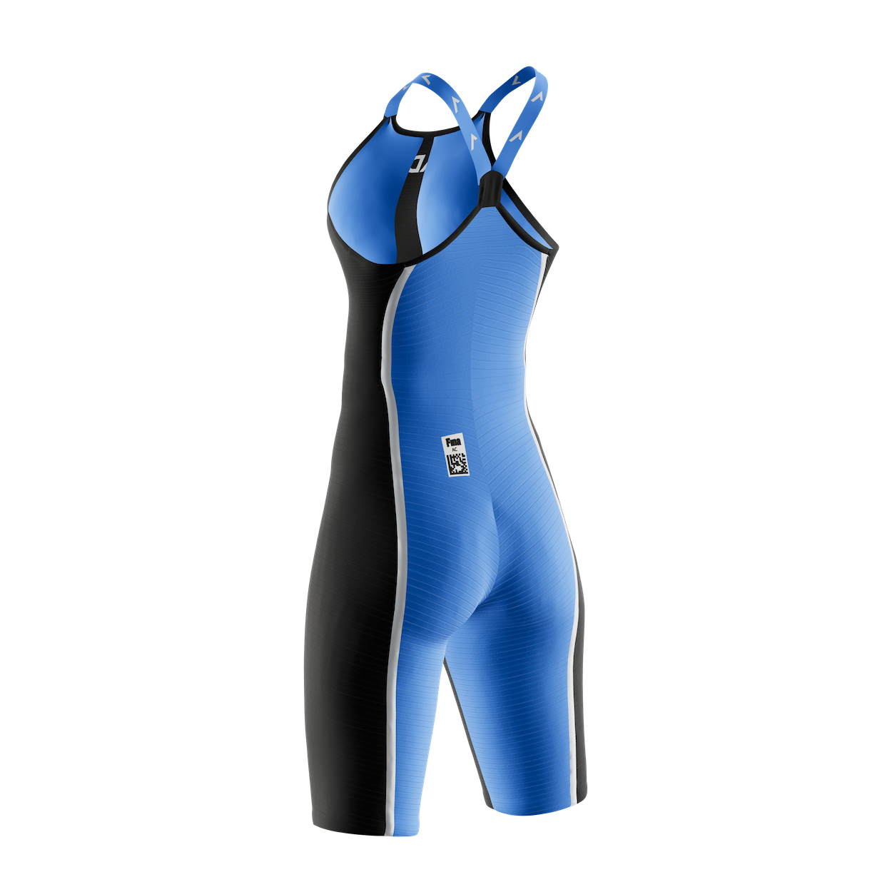 Vadox Women's Competition Swimsuit F14 Closed Back Black-Blue
