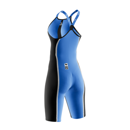 Vadox Women's Competition Swimsuit F14 Closed Back Black-Blue