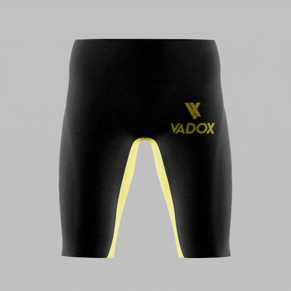 Vadox Men's Competition Swimsuit Jammer Low Black-Yellow