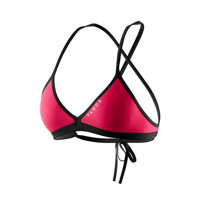 Vadox Swimming Bikini Top TRIANGLES RED PEPPER