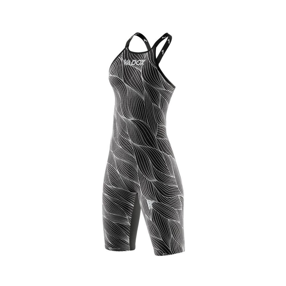 Vadox Women's Competition Swimsuit F14 Closed Back Print Black
