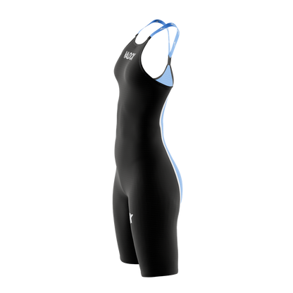 Vadox Women's Competition Swimsuit F14 Closed Back Black-Blue