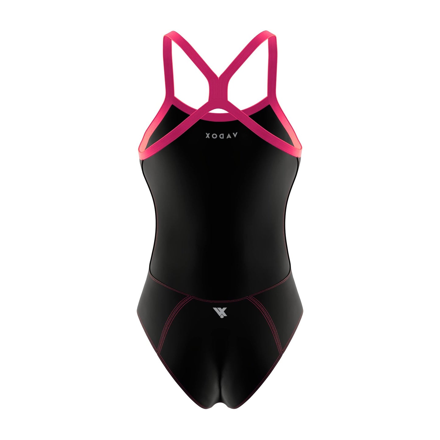 Vadox Women's Training Swimsuit Ary BLACK-FUCHSIA