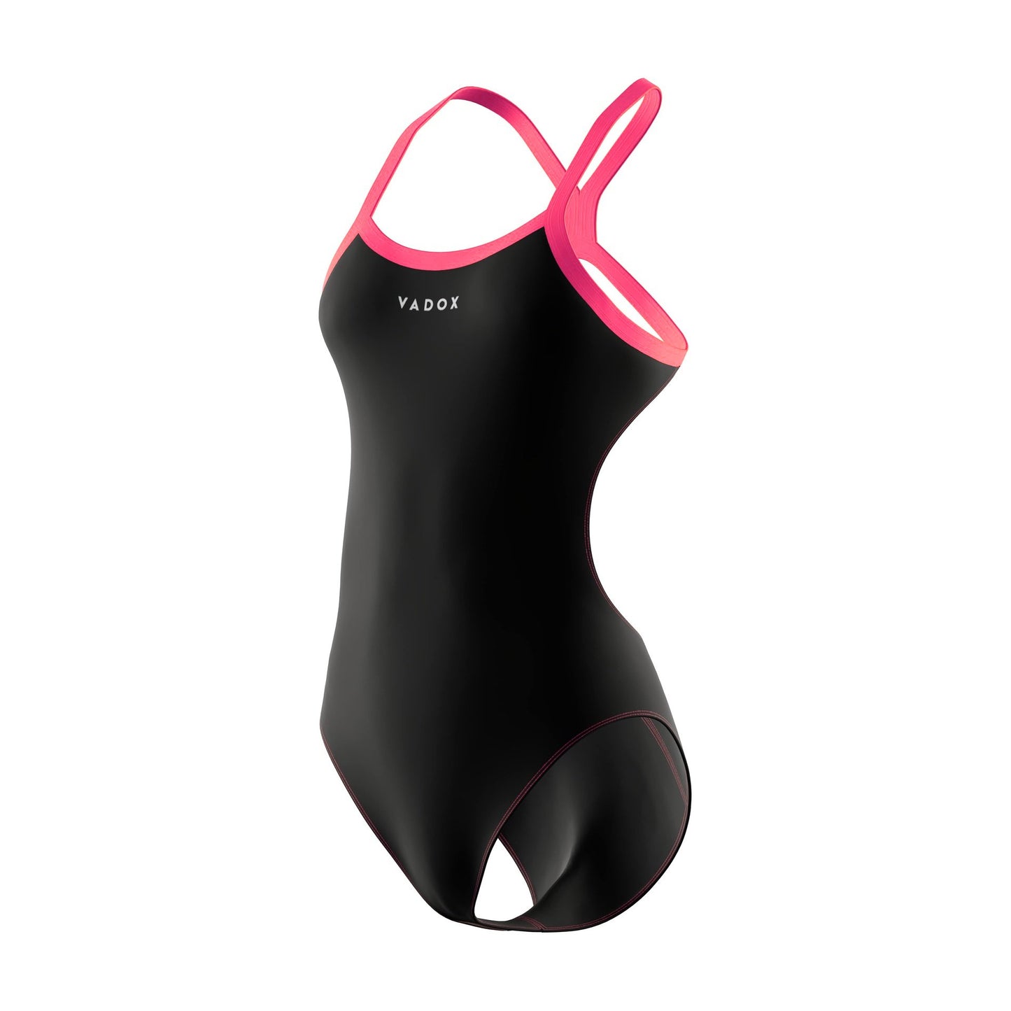 Vadox Women's Training Swimsuit Ary BLACK-FUCHSIA