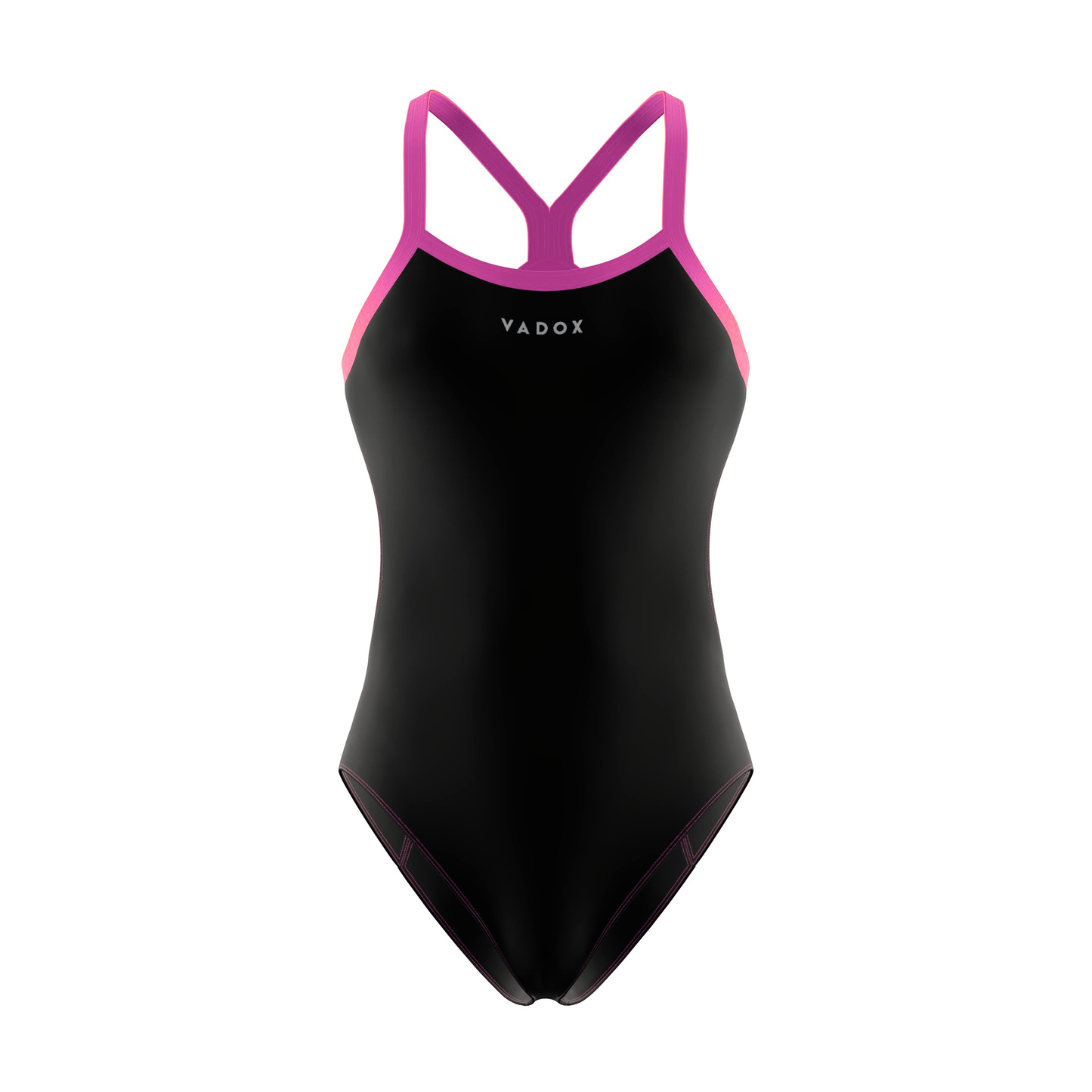 Vadox Women's Training Swimsuit Ary BLACK-FUCHSIA