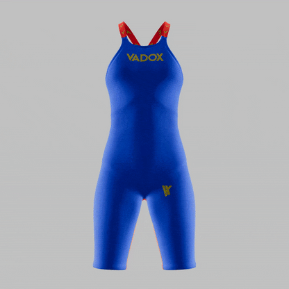 Vadox Women's Competition Swimsuit F14 Open Back Royal-Red