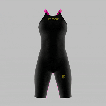 Vadox Bañador Competicion Mujer F14 Closed Back Black-Pink