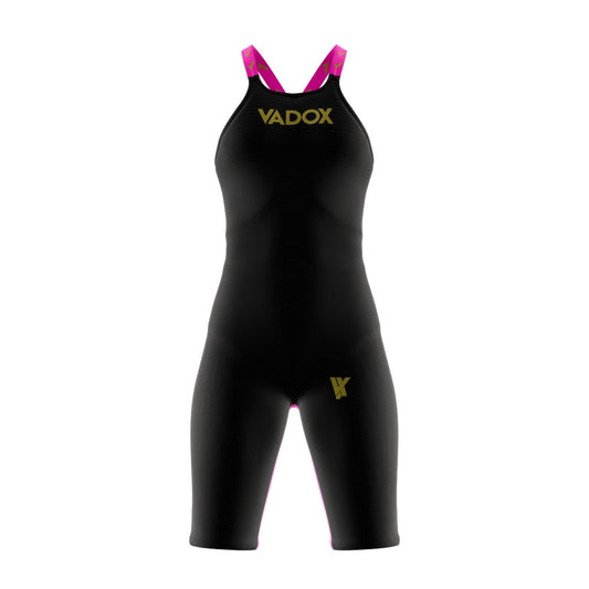Vadox Bañador Competicion Mujer F14 Open Back Black-Pink