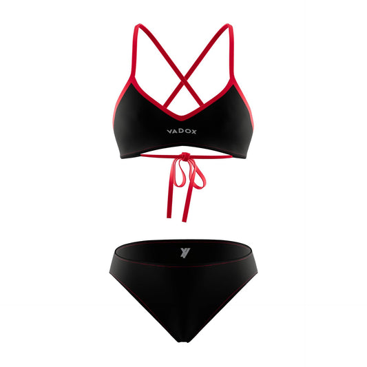 Vadox Bañador Entrenamiento Mujer Bikini Janet Black